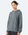 Bella+Canvas 3719 Unisex Sponge Fleece Pullover Hoodie - Blue Storm - model side