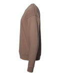 Bella + Canvas 3945 Sponge Fleece Drop Shoulder Crewneck Sweatshirt - Vintage Brown - side