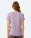 BELLA + CANVAS 6400 Women’s Relaxed Jersey Tee - Light Violet - model back