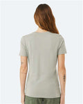 BELLA + CANVAS 6400 Women’s Relaxed Jersey Tee - Thyme - model back