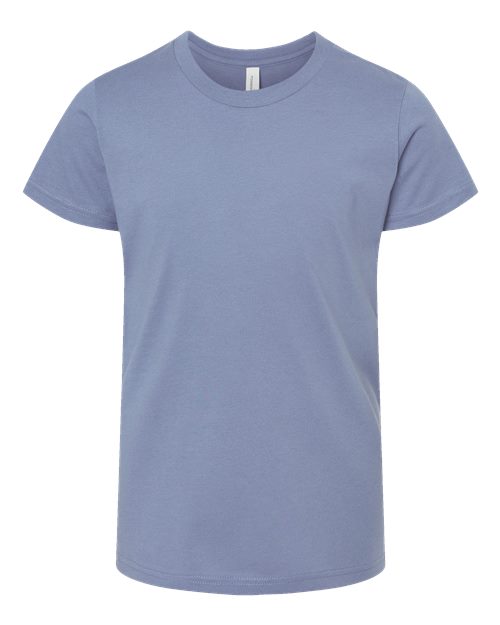 Bella + Canvas 3001Y Youth Jersey Tee - Lavender Blue - flat front