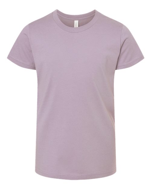 Bella + Canvas 3001Y Youth Jersey Tee - Light Violet - flat front