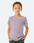 Bella + Canvas 3001Y Youth Jersey Tee - Light Violet - model front
