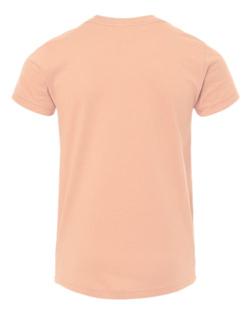 Bella + Canvas 3001Y Youth Jersey Tee - Peach - back