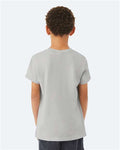 Bella + Canvas 3001Y Youth Jersey Tee - Solid Athletic Grey - model back