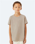 Bella + Canvas 3001Y Youth Jersey Tee - Tan - model front