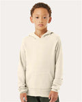 BELLA + CANVAS 3719Y Youth Sponge Fleece Hoodie Sweatshirt - Natural - model front