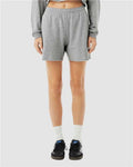 BELLA + CANVAS 3787 Women's Cutoff Shorts - Athletic Heather - model front