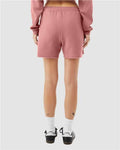 BELLA + CANVAS 3787 Women's Cutoff Shorts - Mauve - model back