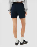 BELLA + CANVAS 3787 Women's Cutoff Shorts - Navy - model back
