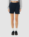 BELLA + CANVAS 3787 Women's Cutoff Shorts - Navy - model front