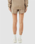 BELLA + CANVAS 3787 Women's Cutoff Shorts - Tan - model back
