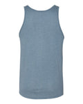 BELLA + CANVAS 3480CVC Unisex Heather CVC Tank - Heather Slate - back