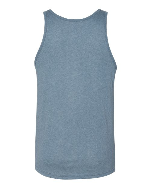 BELLA + CANVAS 3480CVC Unisex Heather CVC Tank - Heather Slate - back