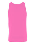 BELLA + CANVAS 3480CVC Unisex Heather CVC Tank - Neon Pink - back