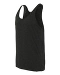 BELLA + CANVAS 3484 Unisex Triblend Tank - Charcoal Black Triblend - side