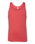 BELLA + CANVAS 3484 Unisex Triblend Tank - Red Triblend - front