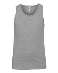 BELLA + CANVAS 3480YCVC Youth Heather CVC Tank - Athletic Heather - front