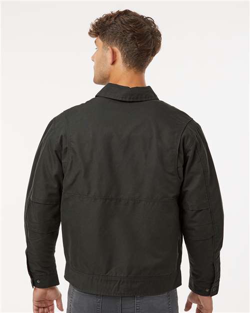DRI DUCK 5057 Men's Renegade Lifestyle Jacket - Charcoal - model back