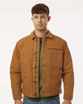 DRI DUCK 5057 Men's Renegade Lifestyle Jacket - Saddle - model front