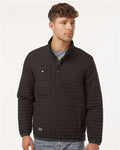 DRI DUCK 5303 Men's Keystone Quilted Pullover - Black - model front