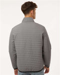DRI DUCK 5303 Men's Keystone Quilted Pullover - Grey - model back