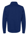 J. America 8717 Unisex Heavyweight Fleece Quarter-Zip Sweatshirt - True Navy - back