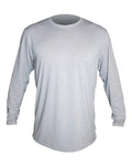 ANETIK MVLPRL8 Men's Low Pro Tech Long Sleeve T-Shirt - Alloy Heathered - front
