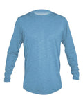 ANETIK MVLPRL8 Men's Low Pro Tech Long Sleeve T-Shirt - Bahama Heathered - front