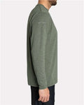 ANETIK MVLPRL8 Men's Low Pro Tech Long Sleeve T-Shirt - Dark Olive Heathered - model side