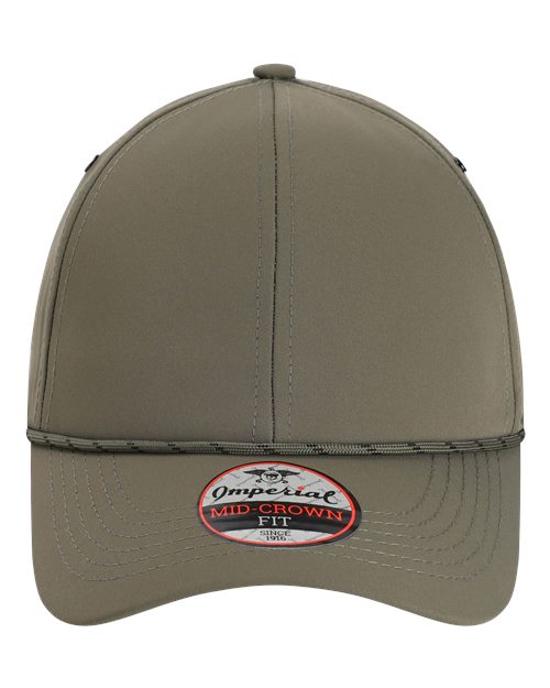 Imperial 6054 The Habanero Performance Rope Cap - Olive - front