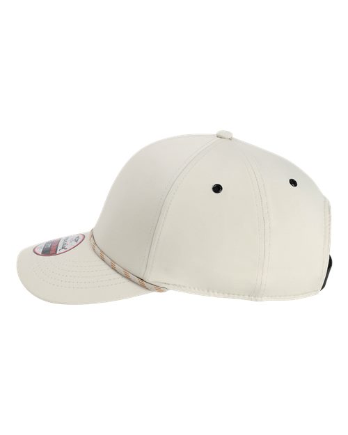 Imperial 6054 The Habanero Performance Rope Cap - Putty - side