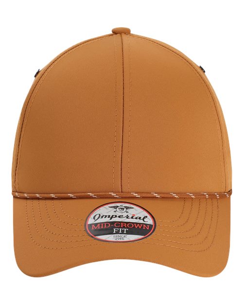 Imperial 6054 The Habanero Performance Rope Cap - Buckthorn Brown - front