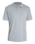 ANETIK MPLPRS0 Men's Low Pro Tech Polo - Alloy Heathered - front