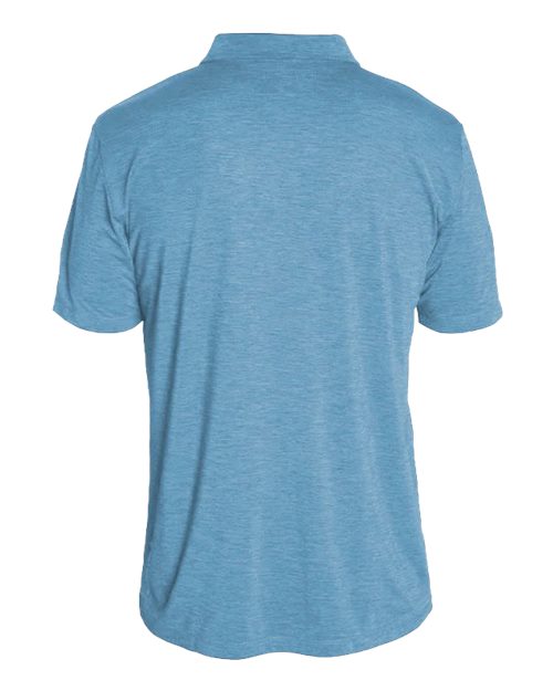 ANETIK MPLPRS0 Men's Low Pro Tech Polo - Bahama Heathered - back