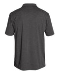 ANETIK MPLPRS0 Men's Low Pro Tech Polo - Charcoal Heathered - back