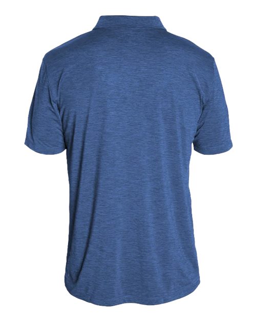 ANETIK MPLPRS0 Men's Low Pro Tech Polo - Navy Heathered - back