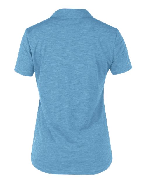 ANETIK WPBRZS1 Women's Breeze Tech Polo - Bahama Heathered - back
