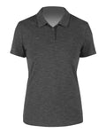 ANETIK WPBRZS1 Women's Breeze Tech Polo - Charcoal Heathered - front