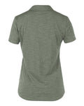 ANETIK WPBRZS1 Women's Breeze Tech Polo - Dark Olive Heathered - back
