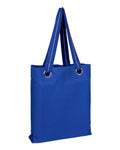 Q-Tees Q1630 Large Grommet Tote Bag - Royal - front