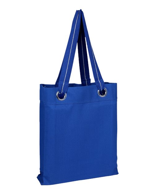 Q-Tees Q1630 Large Grommet Tote Bag - Royal - front