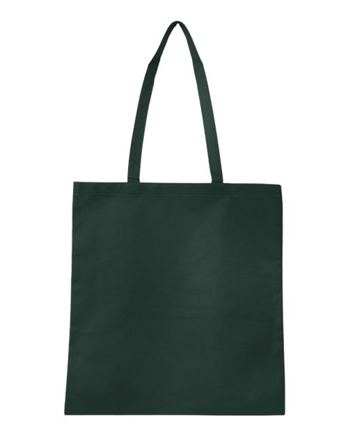 Q-Tees Q126300 Non-Woven Tote Bag - Forest Green - front