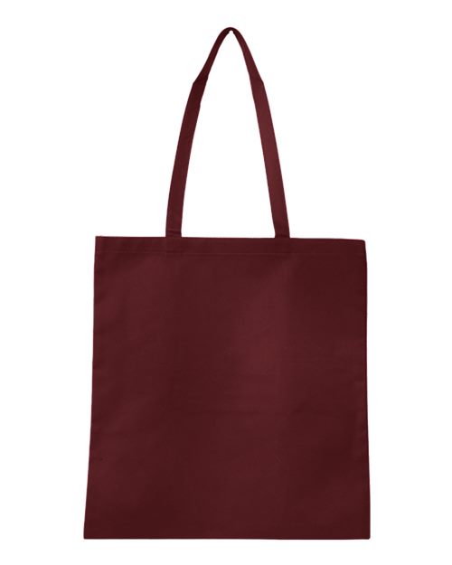 Q-Tees Q126300 Non-Woven Tote Bag - Maroon - back