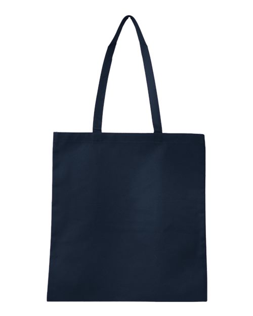 Q-Tees Q126300 Non-Woven Tote Bag - Navy - back