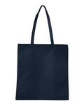 Q-Tees Q126300 Non-Woven Tote Bag - Navy - front