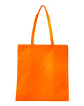 Q-Tees Q126300 Non-Woven Tote Bag - Orange - front