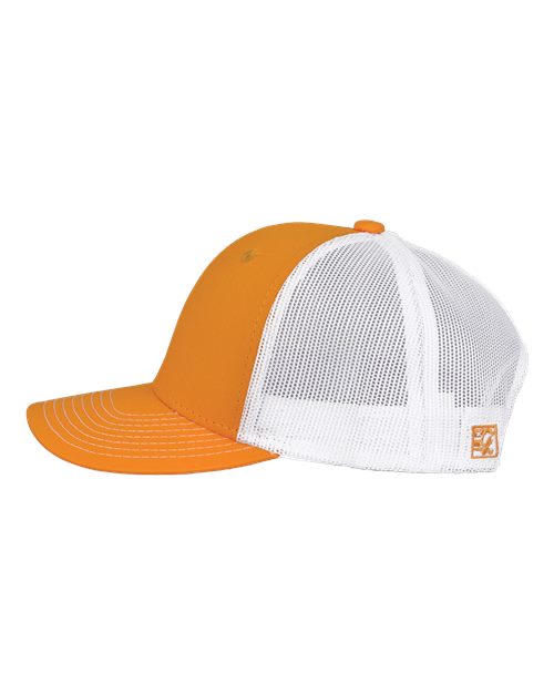 The Game GB452E Everyday Trucker Cap - Athletic Gold/ White - side