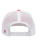 The Game GB452E Everyday Trucker Cap - Coral/ White - back