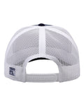 The Game GB452E Everyday Trucker Cap - Marine Blue/ Navy/ White - back